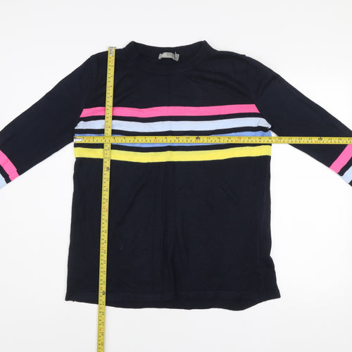 ASOS Women’s Multicoloured Striped Crew Neck Pullover Jumper XS