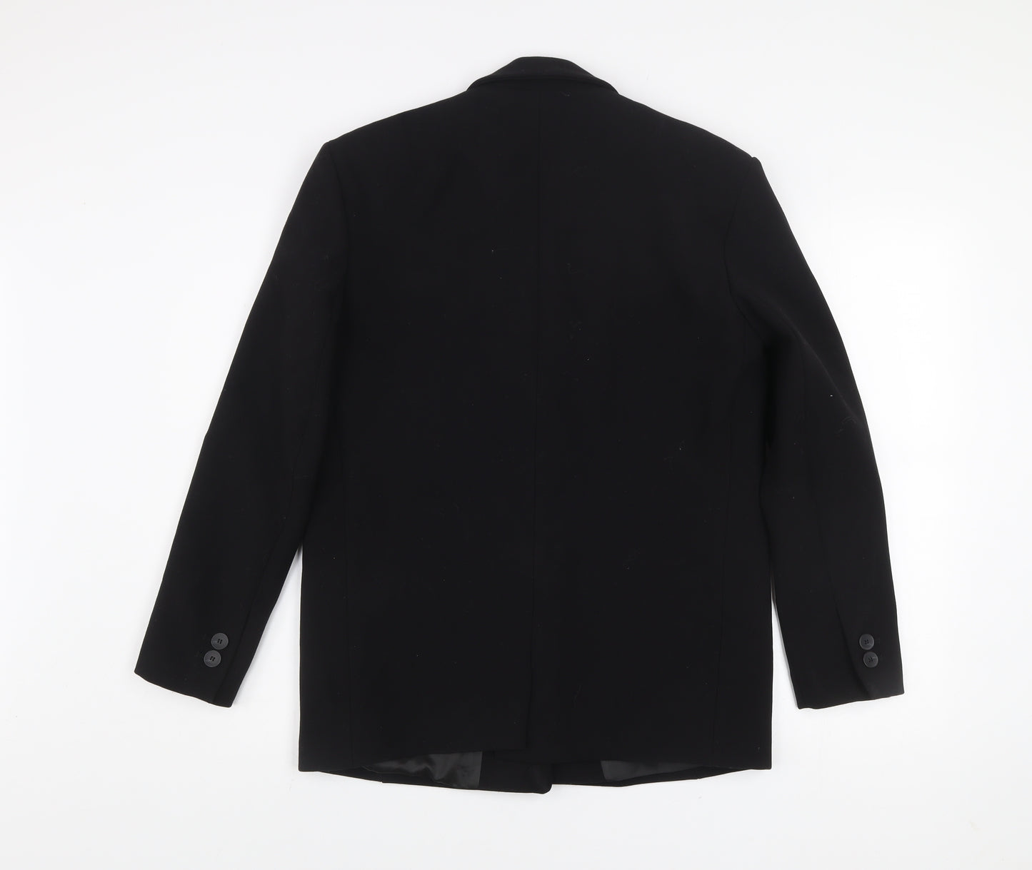 Zara Men's Black Slim Fit Blazer S Classic Mid-Length Jacket