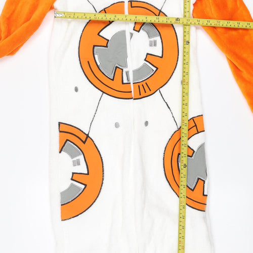 Star Wars Boys White and Orange BB-8 Fleece One Piece 13-14 Years