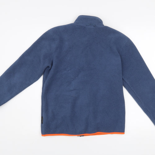 Jack Wolfskin Boys Blue Fleece Full Zip Jacket 16 Years Outdoor Hiking