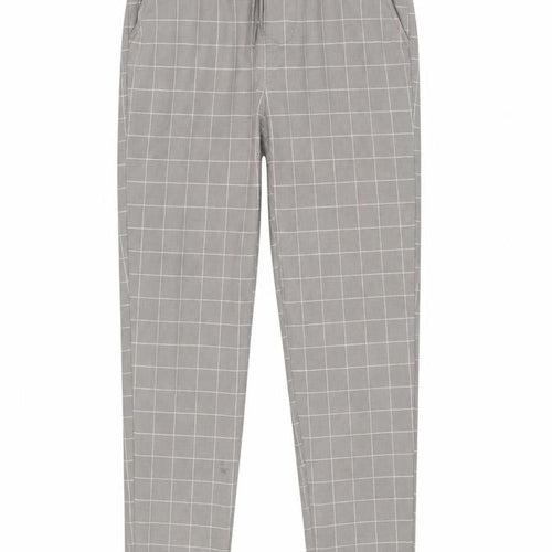 Denim Co Boys Grey Check Slim Fit Jogger Trousers 13-14 Years