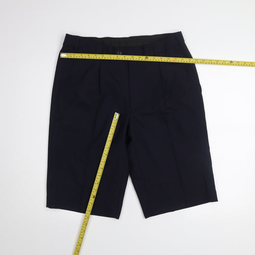 Tailored Image Men's Blue 36 Regular Pleated Chino Shorts
