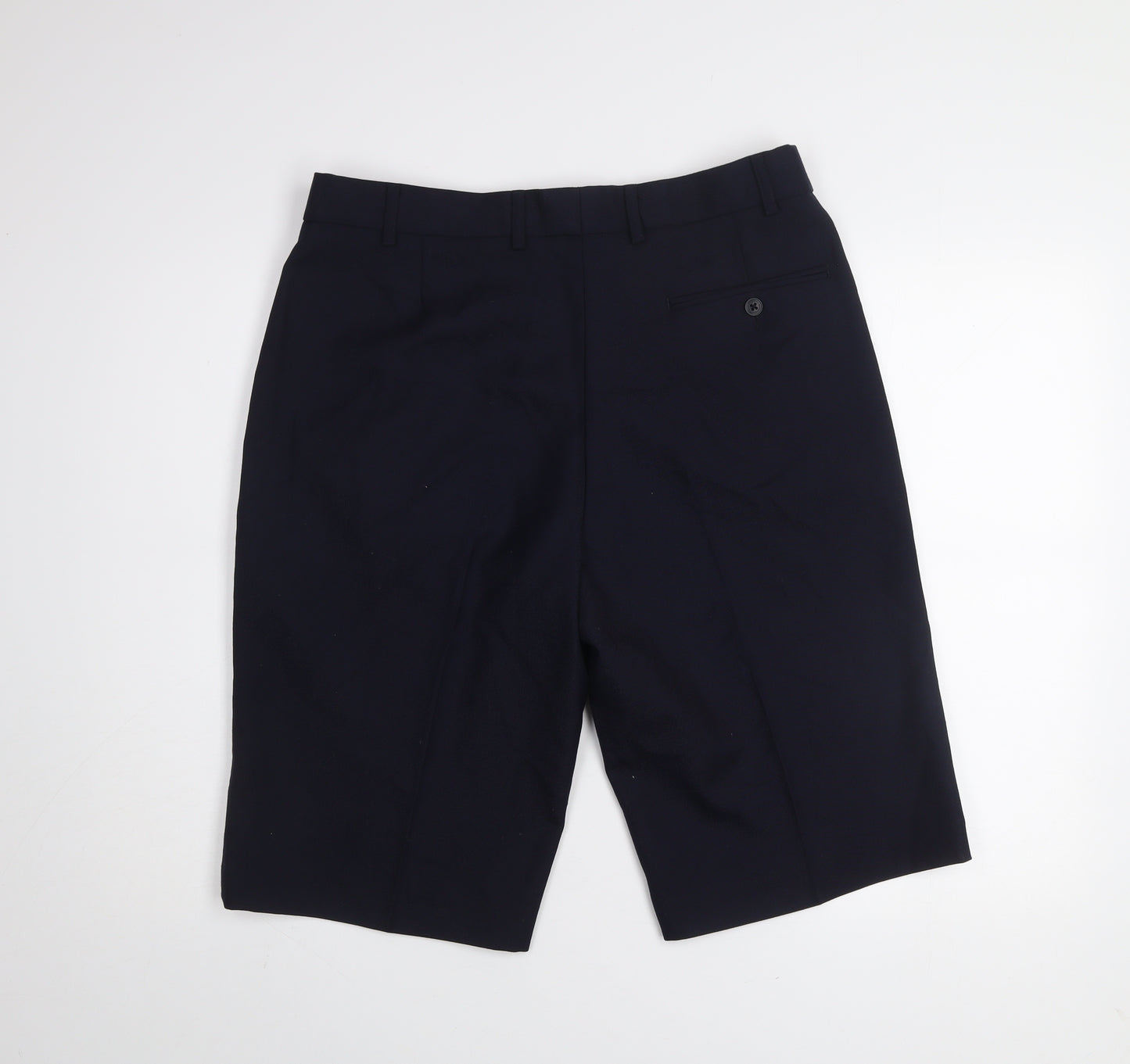 Tailored Image Men's Blue 36 Regular Pleated Chino Shorts