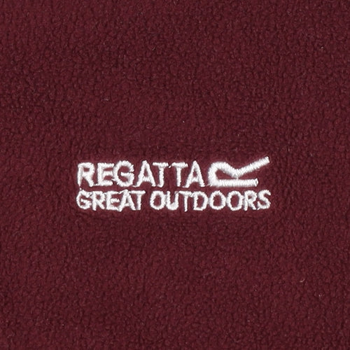 Regatta Girls Red Fleece Quarter Zip Pullover Sweatshirt 11-12 Years
