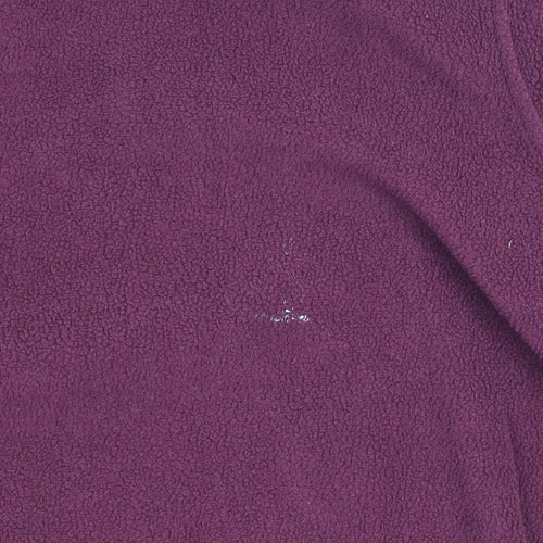Regatta Girls Red Fleece Quarter Zip Pullover Sweatshirt 11-12 Years