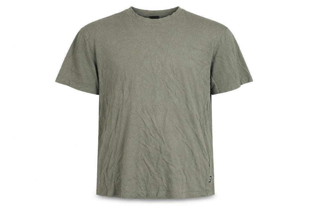 Only & Sons Men's Khaki Green Cotton Crew Neck Short Sleeve T-Shirt Size L
