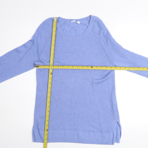 GAP Men's Blue Cotton Blend Crew Neck Pullover Jumper Size S