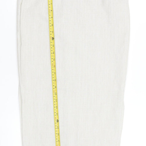 PrettyLittleThing Women's Beige Size 6 Pencil Midi Skirt