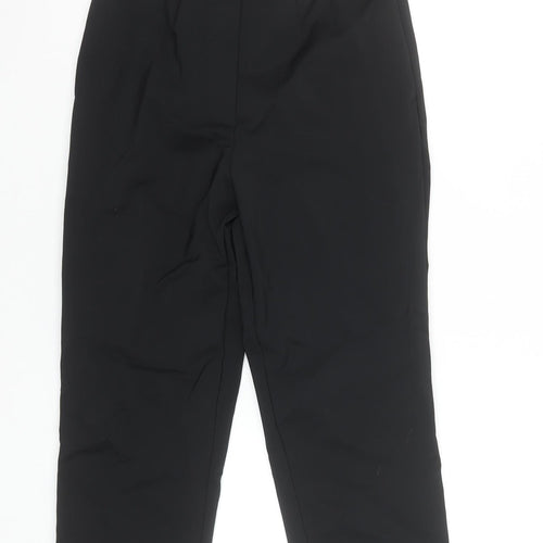 Marks and Spencer Women’s Black Slim Cropped Trousers Size 6 Regular