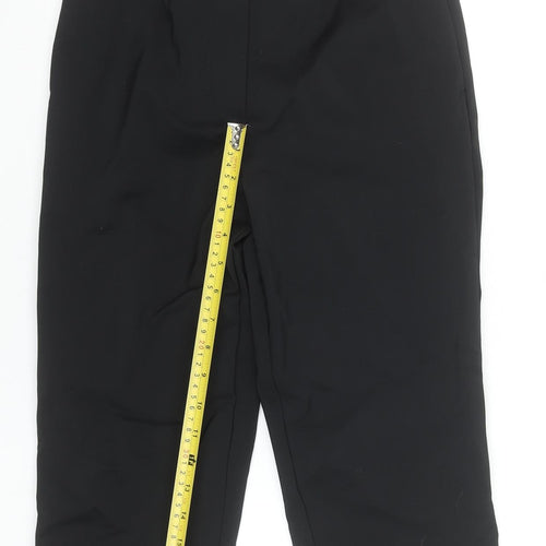 Marks and Spencer Women’s Black Slim Cropped Trousers Size 6 Regular