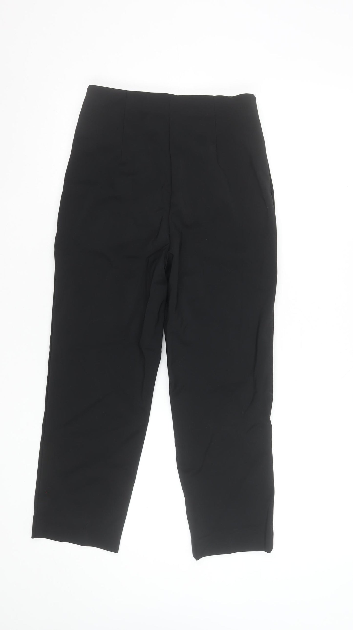 Marks and Spencer Women’s Black Slim Cropped Trousers Size 6 Regular