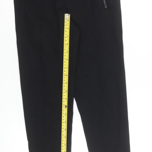 Marks and Spencer Women Black Size 8 Regular Ankle Leggings