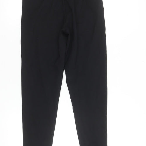 Marks and Spencer Women Black Size 8 Regular Ankle Leggings
