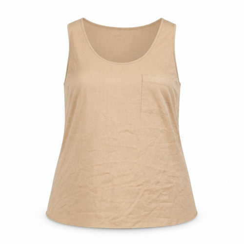 River Island Women’s Beige Polyester Sleeveless Tank Top UK 16