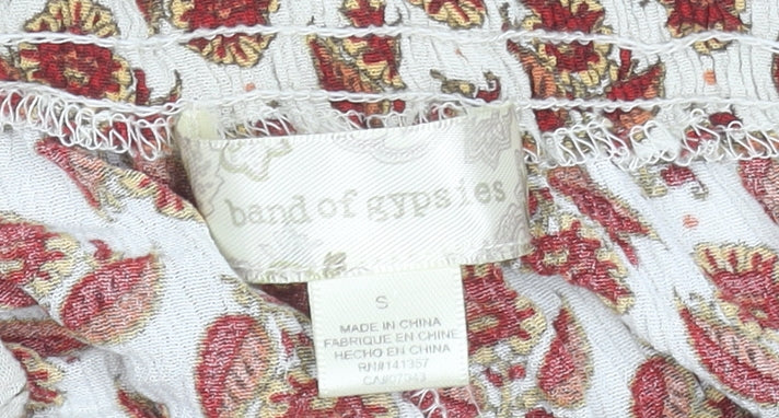 Band of Gypsies Women's Multicoloured Floral Paperbag Shorts Size S