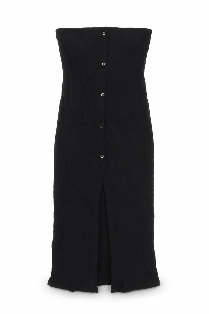 ASOS Women Black Size 4 High Rise Midi Pencil Skirt