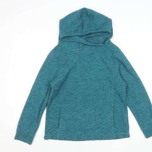 Regatta Women's Teal Hooded Pullover Hoodie UK 10 Polyester Outdoor