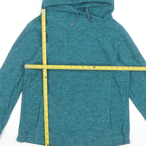 Regatta Women's Teal Hooded Pullover Hoodie UK 10 Polyester Outdoor