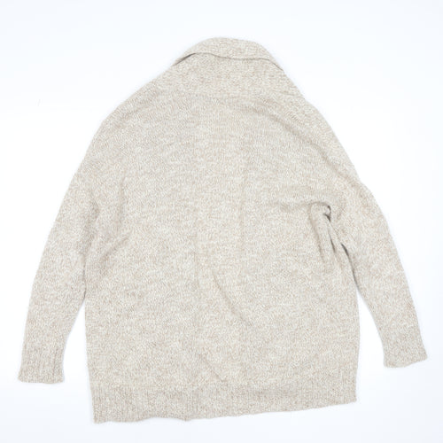 Peruvian Connection Women's Beige Alpaca Knit Cardigan XS