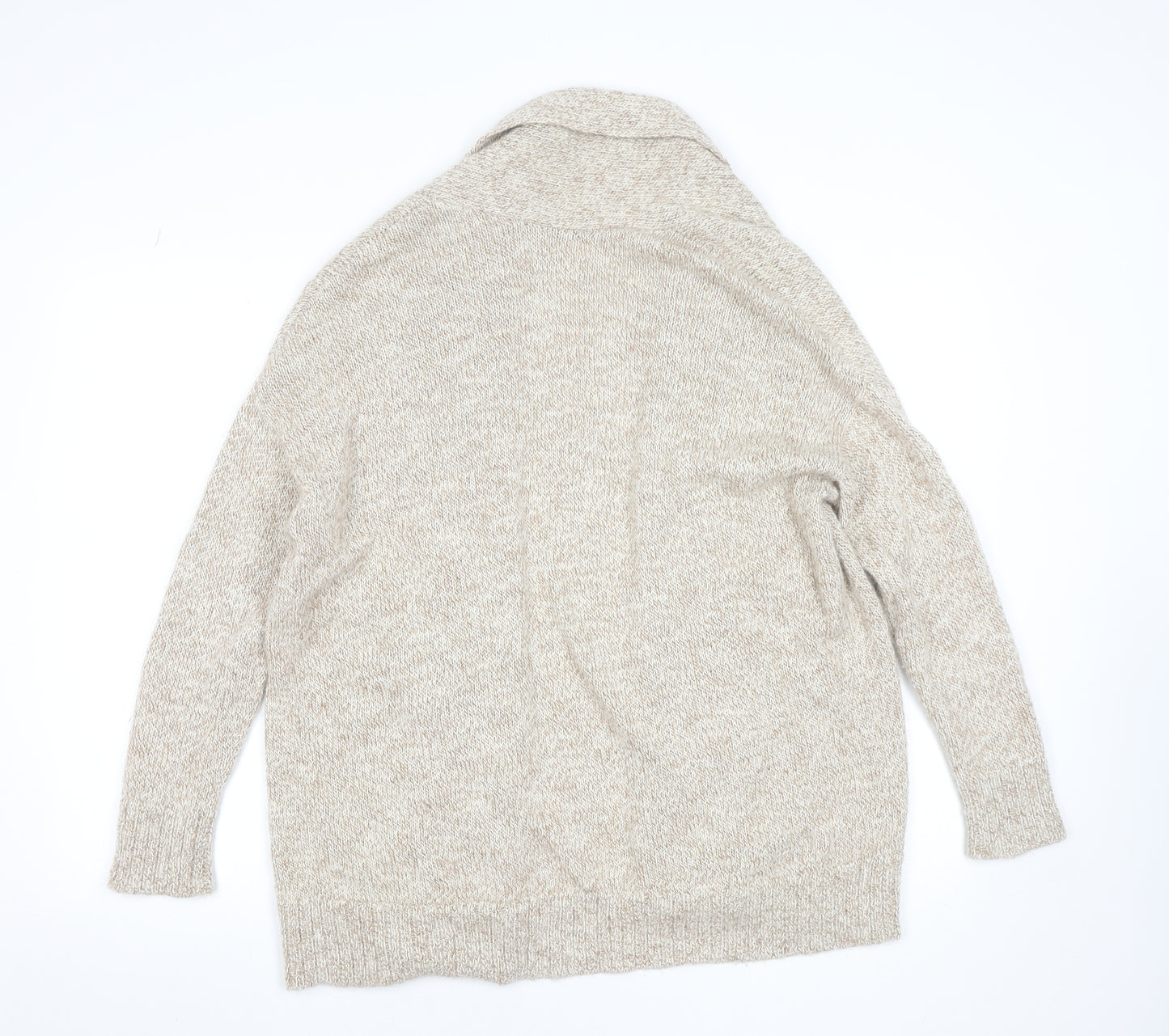 Peruvian Connection Women's Beige Alpaca Knit Cardigan XS