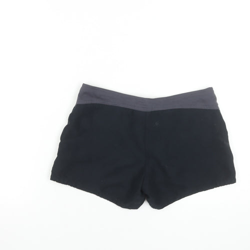 Firefly Womens Black Size 8 Athletic Shorts Polyester Quick Dry