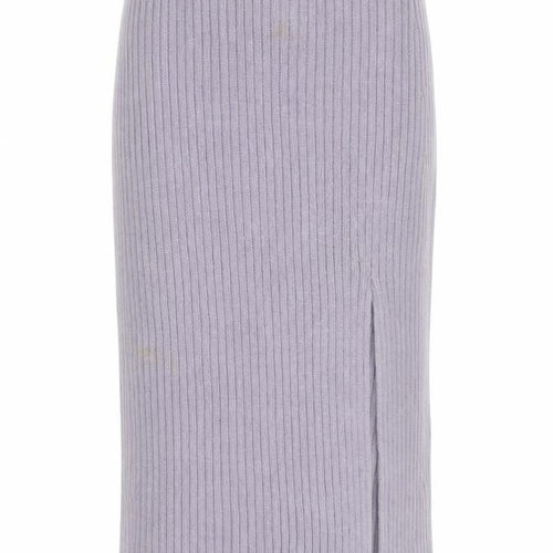Hollister Women’s Purple Knit Ribbed Midi Skirt XS Ultra High Rise