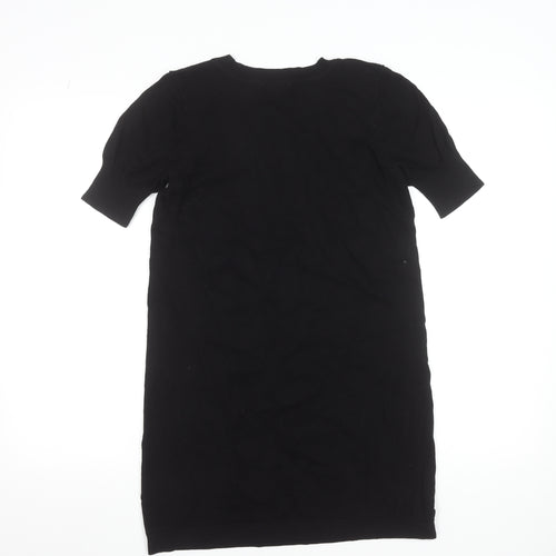 DKNY Jeans Women’s Black Short Sleeve Knit T-Shirt Dress Size S