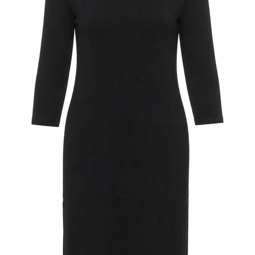 Hush Womens Black Midi Bodycon Knit Dress Size 12