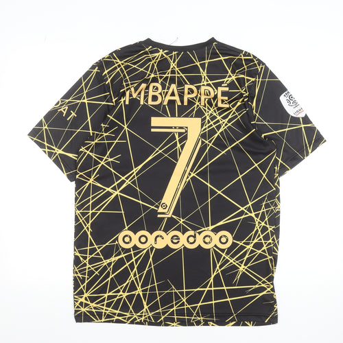 Jordan PSG Men's Black Football Jersey T-Shirt Size M Athletic Fit