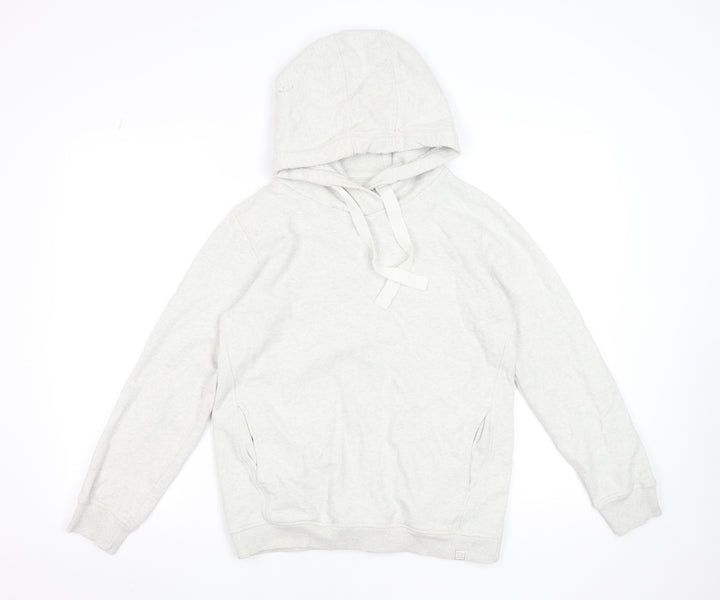 FatFace Womens Grey XS Pullover Hoodie Cotton Blend Casual