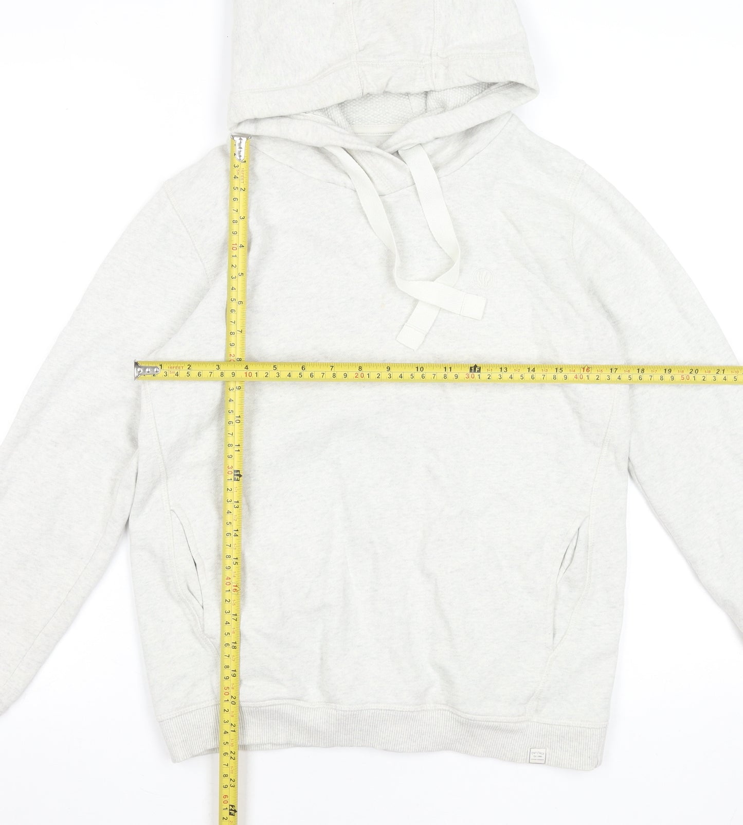 FatFace Womens Grey XS Pullover Hoodie Cotton Blend Casual