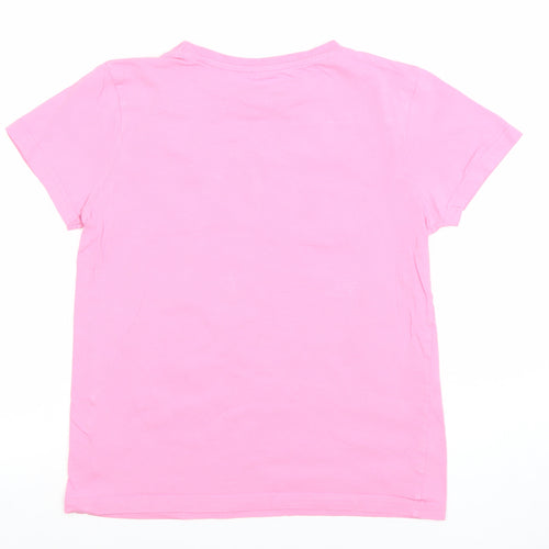 Disney at Primark Girls Pink Stitch Graphic T-Shirt 10-11 Years
