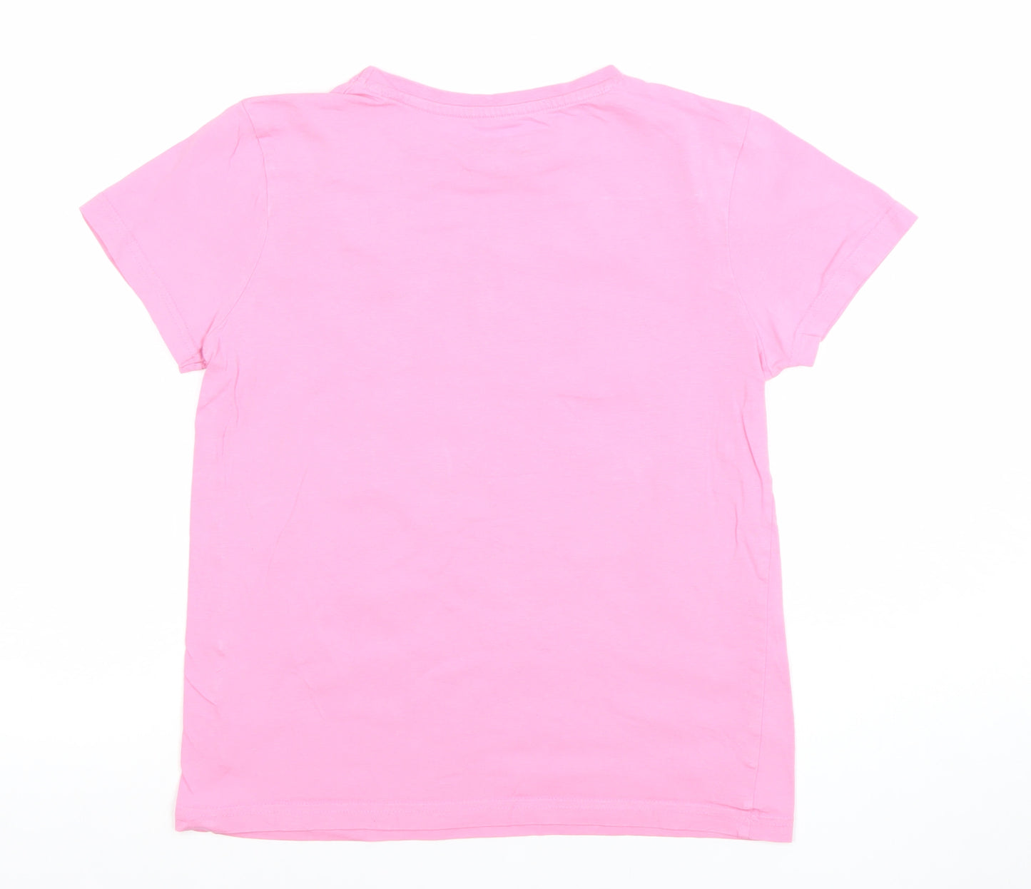 Disney at Primark Girls Pink Stitch Graphic T-Shirt 10-11 Years