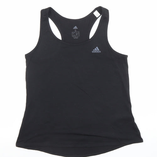 Adidas Womens Black Small Climacool Racerback Tank Top