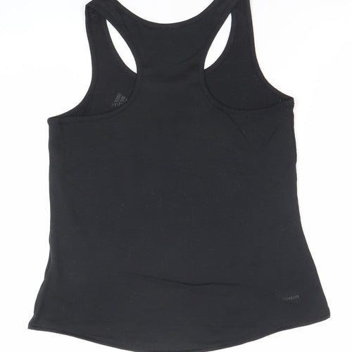 Adidas Womens Black Small Climacool Racerback Tank Top