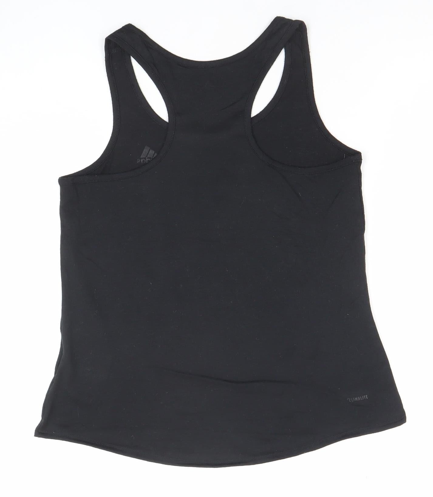 Adidas Womens Black Small Climacool Racerback Tank Top