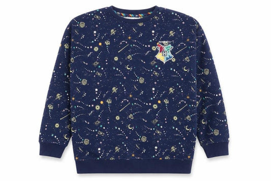 Marks and Spencer Girls Blue Harry Potter Hogwarts Nightshirt 9-10 Years