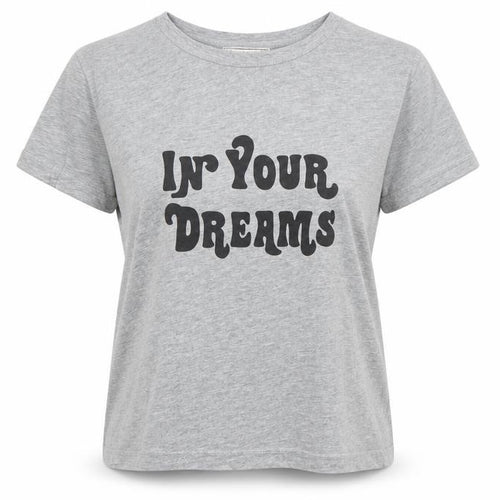 Pull&Bear Women's Grey S Graphic T-Shirt Crew Neck Short Sleeve
