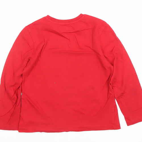 Disney Minnie Mouse Girls Red Long Sleeve Nightshirt 6-7 Years