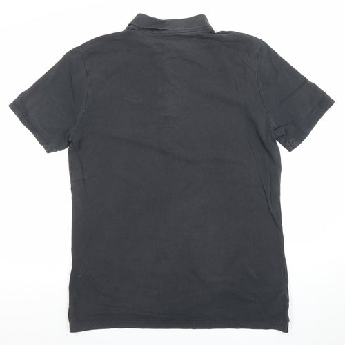 Nike Men’s Black Cotton Polo Shirt M Regular Fit Sports Casual