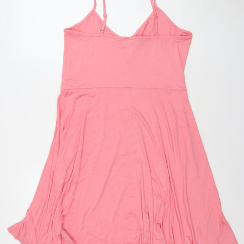 Dorothy Perkins Women’s Pink Jersey Slip Dress Size 14