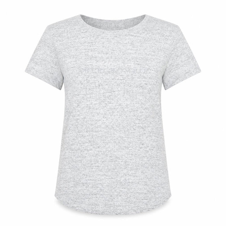 Abercrombie & Fitch Women’s Grey Basic Soft Cozy T-Shirt Size S