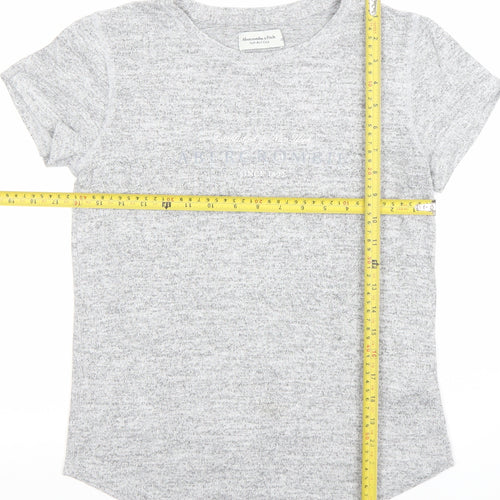 Abercrombie & Fitch Women’s Grey Basic Soft Cozy T-Shirt Size S