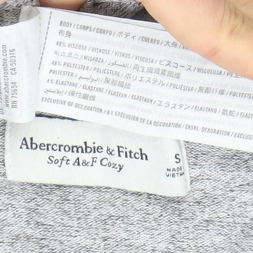 Abercrombie & Fitch Women’s Grey Basic Soft Cozy T-Shirt Size S