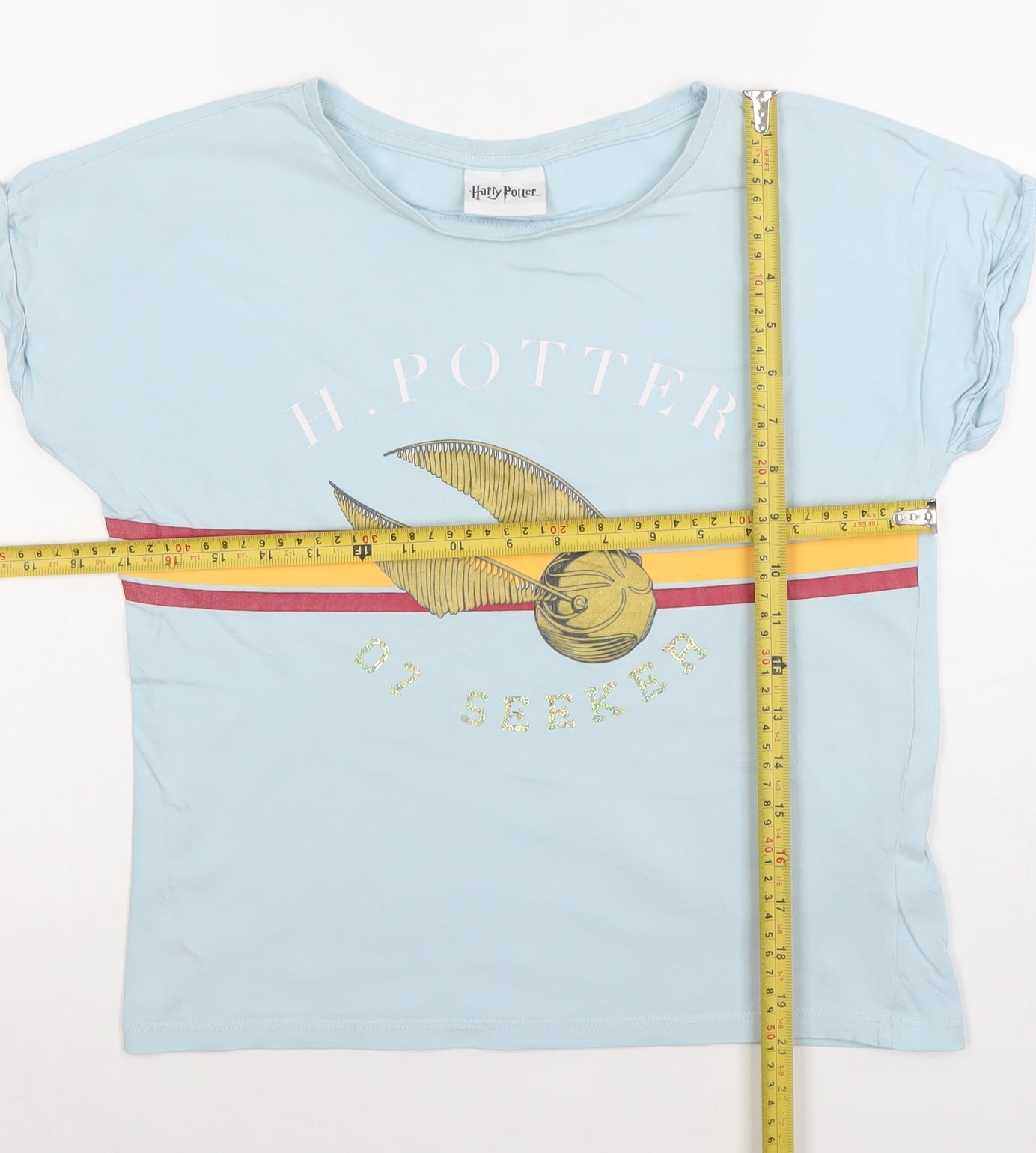 Tu Girls Blue Harry Potter Seeker Graphic T-Shirt 13 Years 158cm