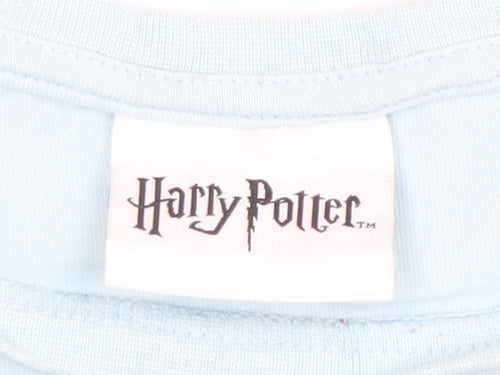 Tu Girls Blue Harry Potter Seeker Graphic T-Shirt 13 Years 158cm