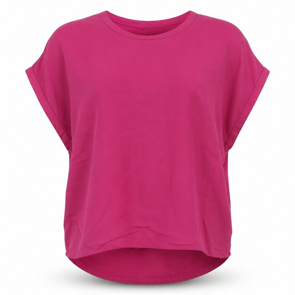 Next Women’s Pink Relaxed Fit Short Sleeve Modal Blouse Size 6