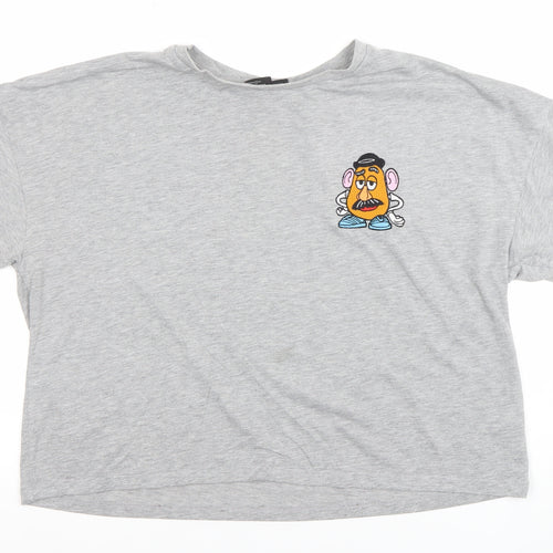 Disney Pixar Women’s Grey Mr. Potato Head T-Shirt XL