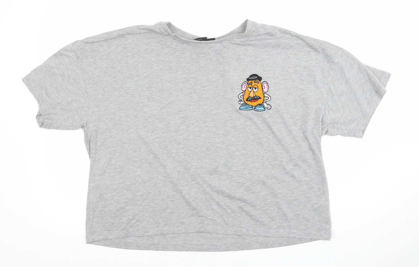 Disney Pixar Women’s Grey Mr. Potato Head T-Shirt XL