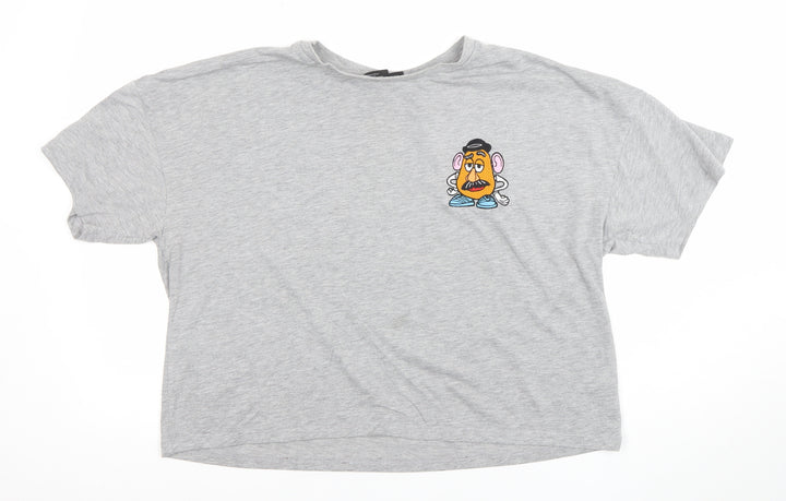 Disney Pixar Women’s Grey Mr. Potato Head T-Shirt XL